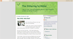 Desktop Screenshot of ditheringscribbler.blogspot.com