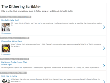 Tablet Screenshot of ditheringscribbler.blogspot.com