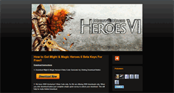 Desktop Screenshot of heroes6betafree.blogspot.com