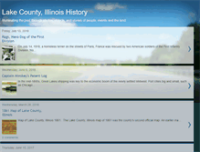 Tablet Screenshot of lakecountyhistory.blogspot.com