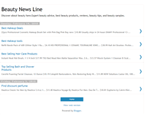 Tablet Screenshot of beauty-talk-inc.blogspot.com