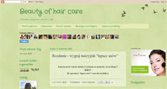 Desktop Screenshot of beautyofhaircare.blogspot.com