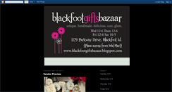 Desktop Screenshot of blackfootgiftsbazaar.blogspot.com