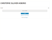 Tablet Screenshot of christopheollivier-noborio.blogspot.com