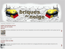 Tablet Screenshot of briquesduneige.blogspot.com