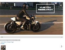Tablet Screenshot of kustomresearch.blogspot.com