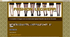 Desktop Screenshot of legwearinfashion.blogspot.com