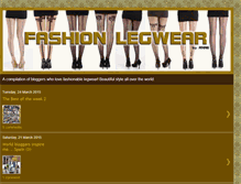 Tablet Screenshot of legwearinfashion.blogspot.com