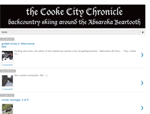 Tablet Screenshot of cookecitychronicle.blogspot.com