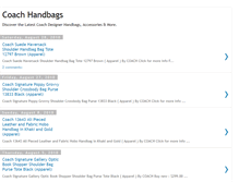 Tablet Screenshot of coach-designer-handbags.blogspot.com