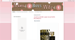 Desktop Screenshot of momof2boyswifeof1.blogspot.com