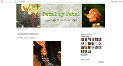 Desktop Screenshot of petalbypetal11.blogspot.com