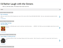 Tablet Screenshot of idratherlaughwiththesinners.blogspot.com