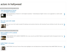 Tablet Screenshot of otonk-actorsinhollywood.blogspot.com