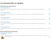 Tablet Screenshot of comunicajedrez.blogspot.com