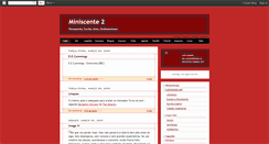 Desktop Screenshot of miniscente02.blogspot.com