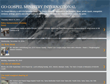 Tablet Screenshot of gogospelministryint.blogspot.com