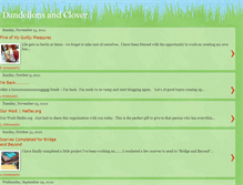 Tablet Screenshot of dandelionsandclover.blogspot.com