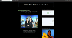 Desktop Screenshot of coronaciondelareina.blogspot.com