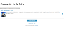 Tablet Screenshot of coronaciondelareina.blogspot.com