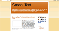Desktop Screenshot of miamitent.blogspot.com