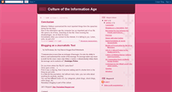 Desktop Screenshot of informationagecongress.blogspot.com