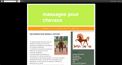 Desktop Screenshot of massage-equin-normandie.blogspot.com