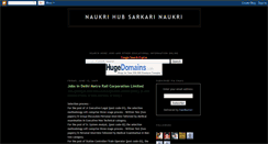Desktop Screenshot of india-sarkarinaukri.blogspot.com