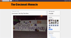 Desktop Screenshot of cincinnatimonocle.blogspot.com