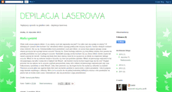 Desktop Screenshot of depilacje.blogspot.com