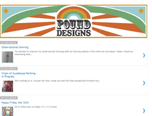 Tablet Screenshot of pounddesigns.blogspot.com