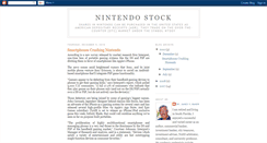 Desktop Screenshot of nintendostock.blogspot.com