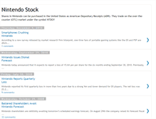 Tablet Screenshot of nintendostock.blogspot.com