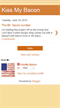 Mobile Screenshot of kissmybacon.blogspot.com