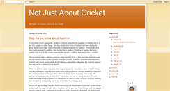 Desktop Screenshot of notjustaboutcricket.blogspot.com