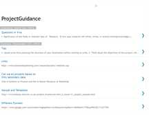 Tablet Screenshot of projectguidance.blogspot.com