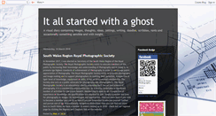 Desktop Screenshot of itallstartedwithaghost.blogspot.com