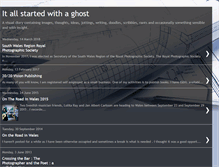 Tablet Screenshot of itallstartedwithaghost.blogspot.com