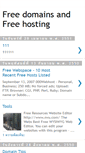 Mobile Screenshot of free-domains-hosting.blogspot.com