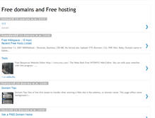 Tablet Screenshot of free-domains-hosting.blogspot.com