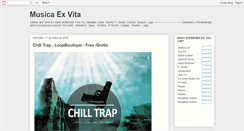 Desktop Screenshot of musicaexvita.blogspot.com