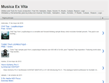 Tablet Screenshot of musicaexvita.blogspot.com