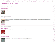 Tablet Screenshot of latiendadesonieta.blogspot.com