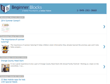 Tablet Screenshot of beginnerblocks.blogspot.com