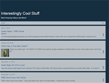 Tablet Screenshot of interestinglycoolstuff.blogspot.com