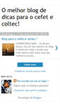 Mobile Screenshot of cefetcoltec.blogspot.com