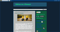Desktop Screenshot of ideiasnoalmaco.blogspot.com