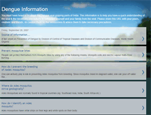 Tablet Screenshot of dengueinfo.blogspot.com