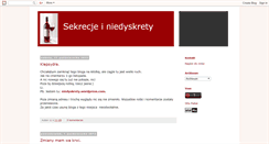 Desktop Screenshot of niedyskrety.blogspot.com