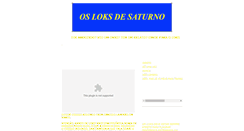 Desktop Screenshot of loksdesaturno.blogspot.com